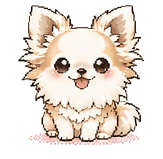 にっこり笑うりんちゃん